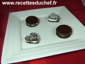 biscuits chocolat chantilly