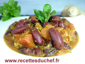 curry haricots rouges