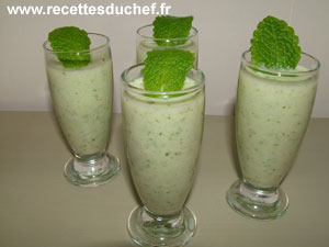 smoothie concombre yaourt