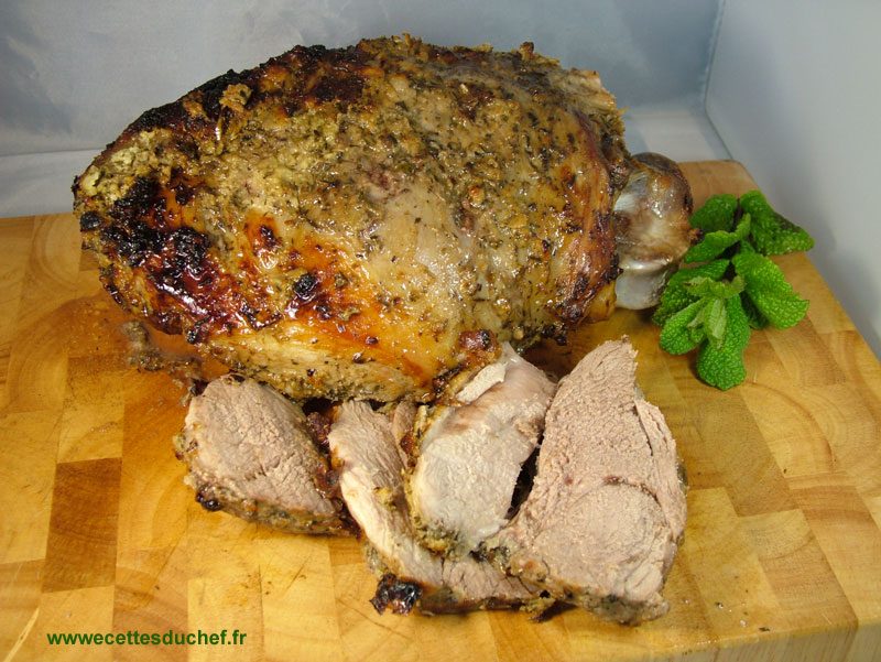 gigot d agneau marine