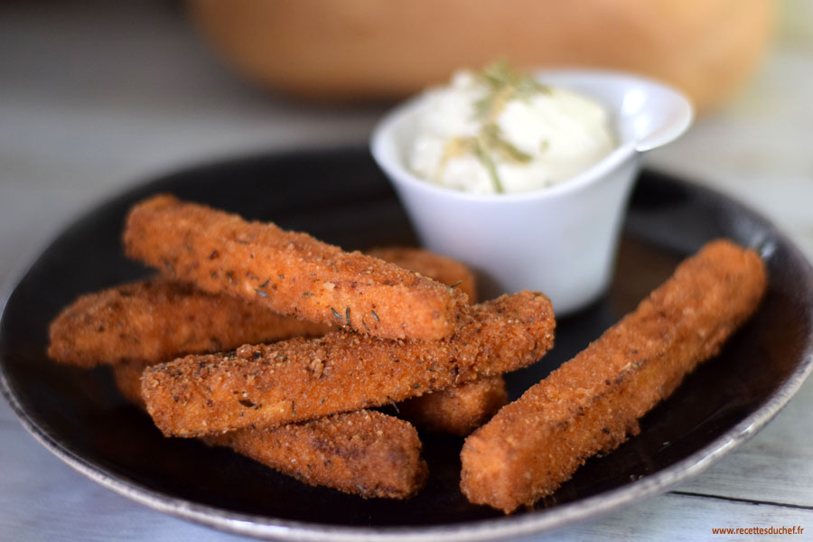 bâtonnets panés de butternut