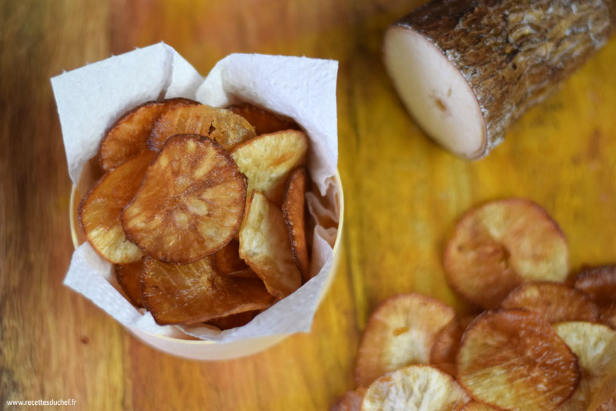 chips manioc apéritif