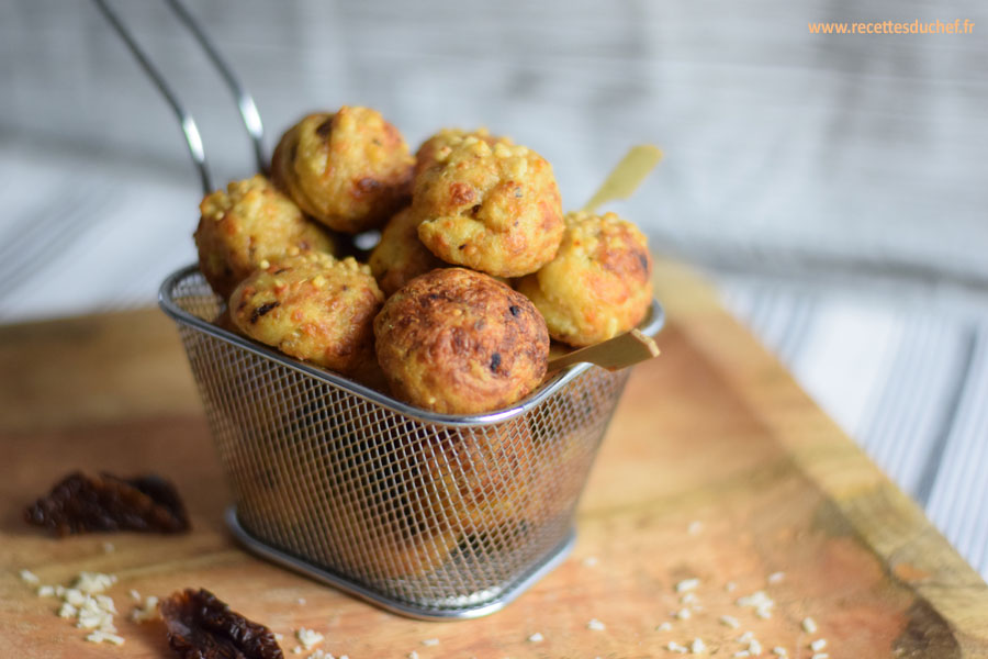 gougeres aux tomates