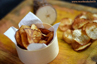 Chips de manioc pour l'apéritif