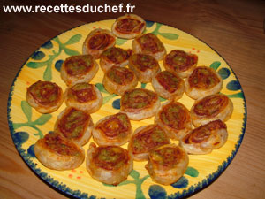 roules tomates jambon