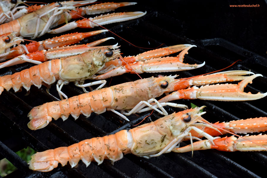 langoustines barbecue