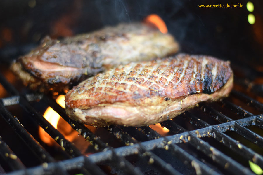 magret de canard au barbecue