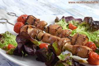 brochettes de porc au bbq