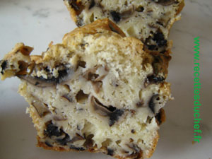 cake aux champignons