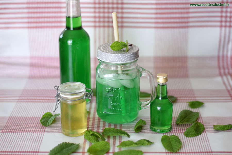 faire son sirop de menthe