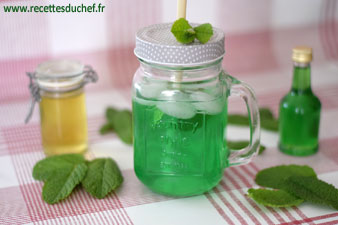 sirop de menthe fraiche