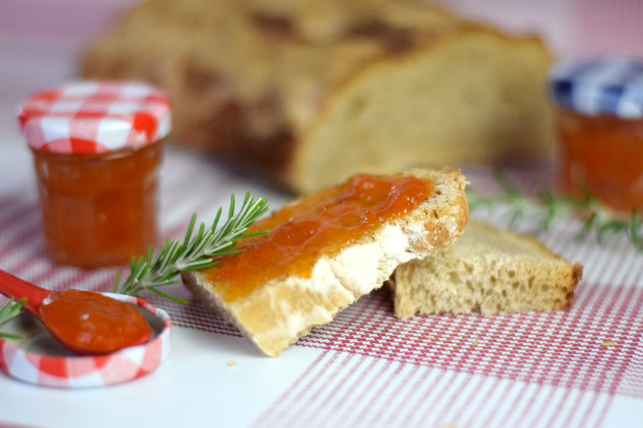 confiture abricots romarin