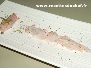 carpaccio langoustine