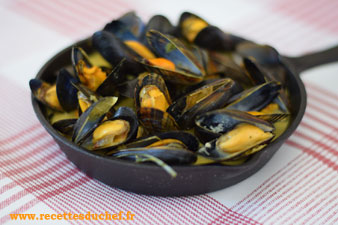 moules creme curry