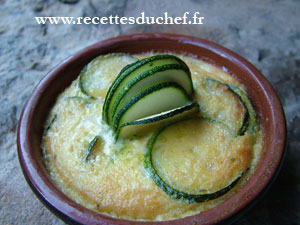 clafoutis courgettes