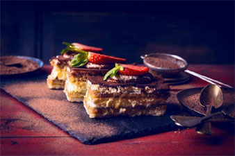 tiramisu aux fraises fraiches