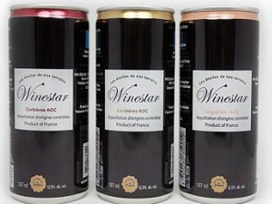vin en canette