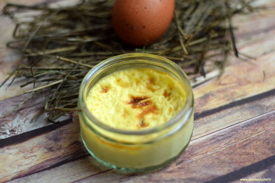 recette creme aux oeufs