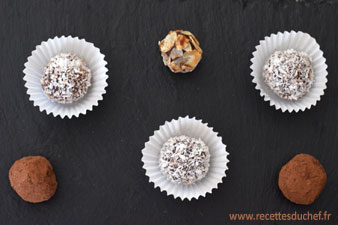 truffes a la noix de coco