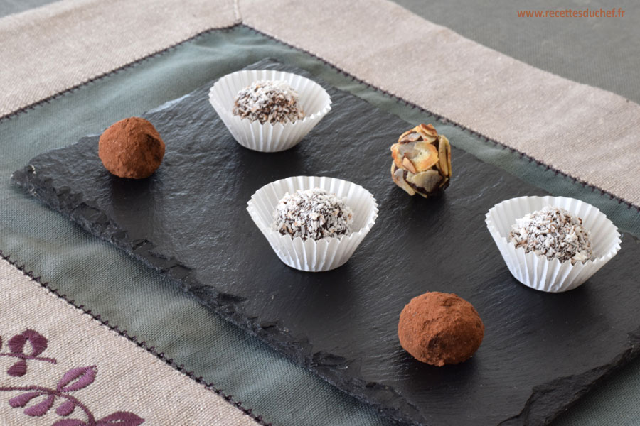 truffes aux amandes