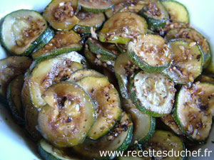courgettes marines