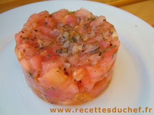 tartare tomate