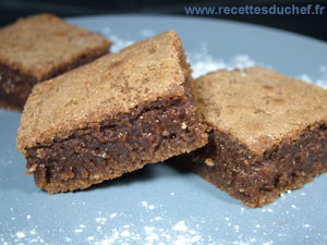 brownie chocolat amande