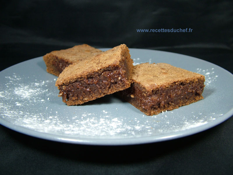 brownies chocolat amandes