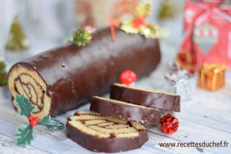 buche au chocolat