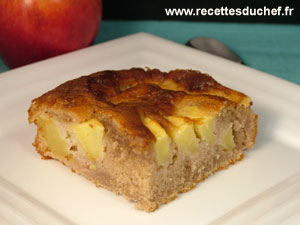 clafoutis pomme caroube