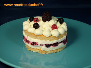 dacquoise fruits rouges