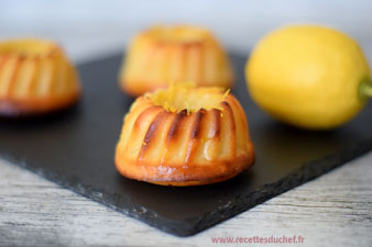 gâteaux fondants au citron