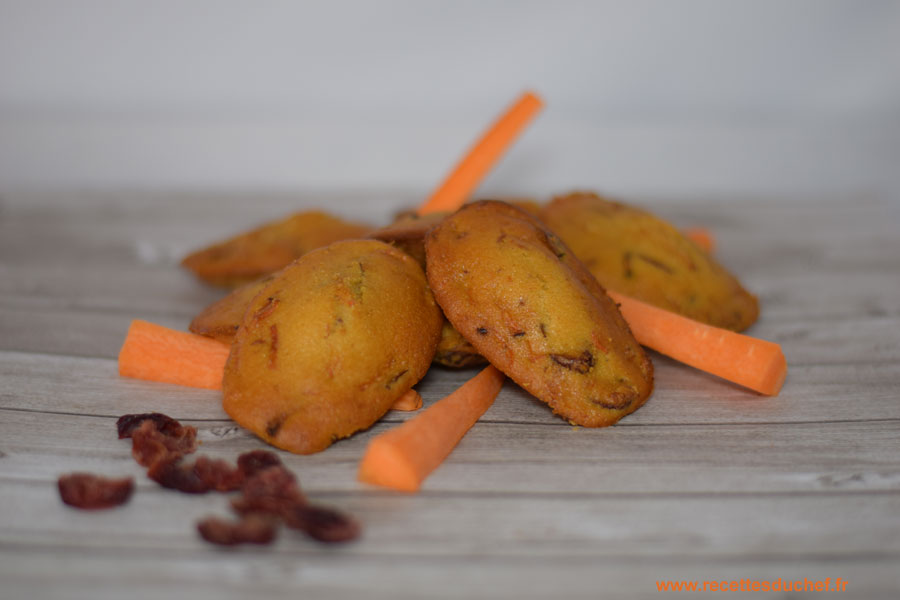 madeleines aux carottes