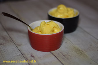 glace mangue sans sucre