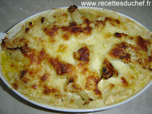 chou fleur gratin