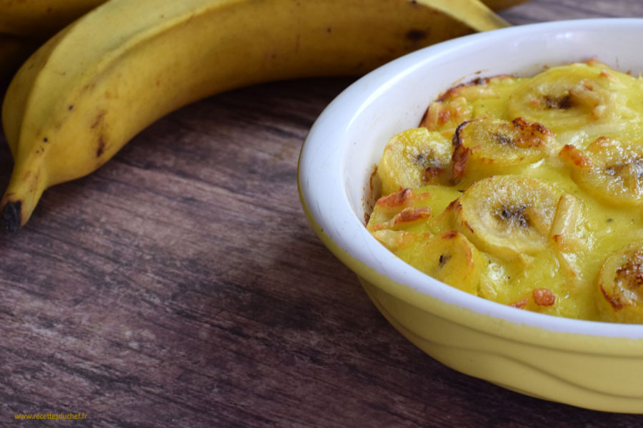 gratin de bananes plantain