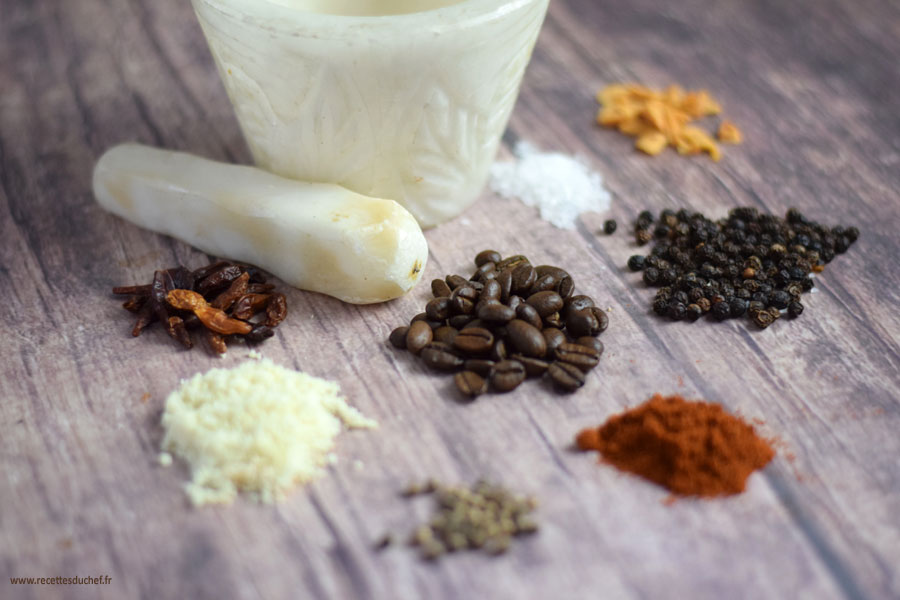 faire son coffee rub maison