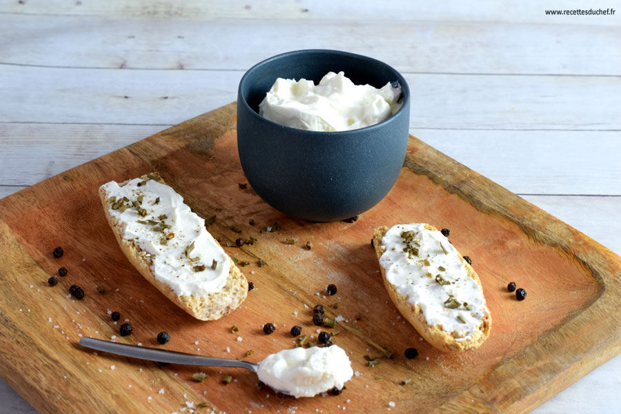 fromage a tartiner maison