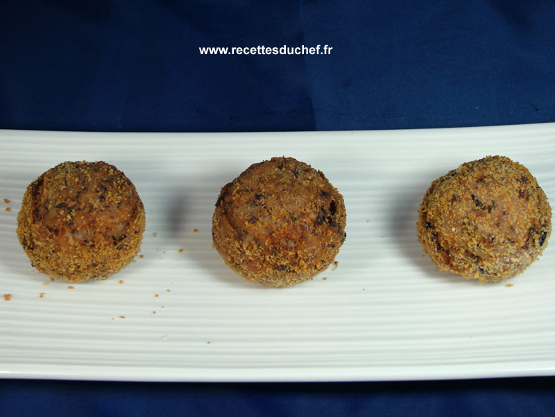 boulettes haricots rouges