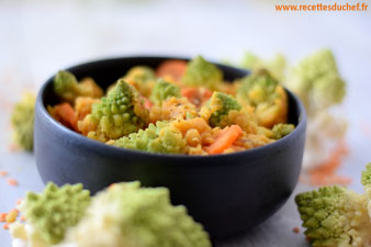 chou romanesco carottes lentilles