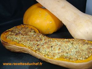 courge butternut farci