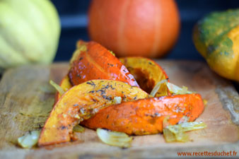 courge potimarron rôtie