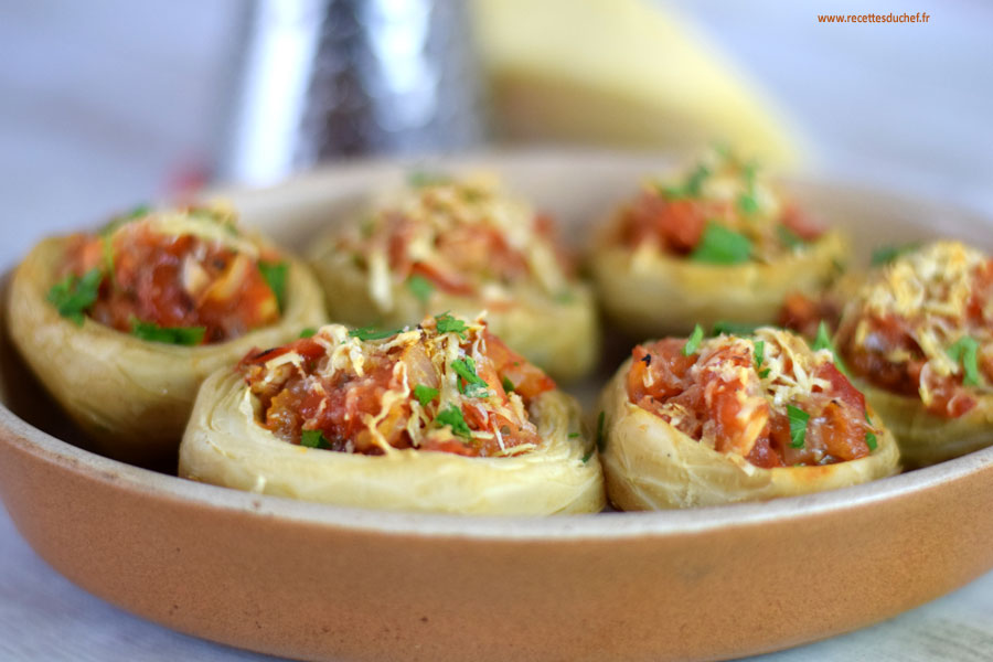 fonds d'artichauts aux tomates