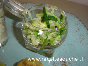 spaghettis courgettes