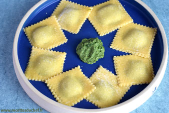 ravioli epinards fromage frais