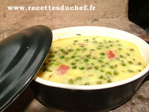 clafoutis boursin petit poi