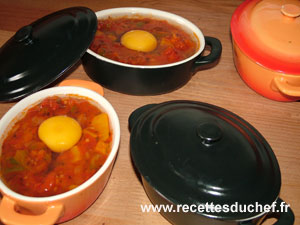 cocotte oeuf basquaise