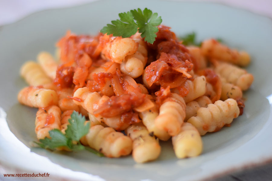 gnocchetti aux tomates