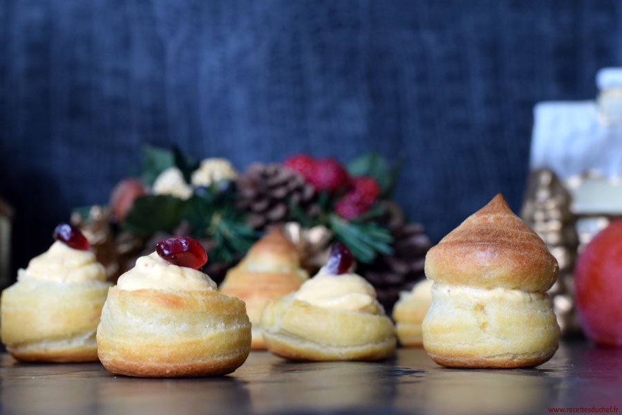 choux à la crème de kaki et mascarpone