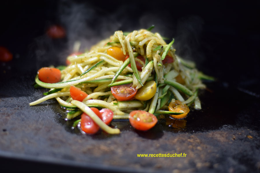 spaghetti de courgettes